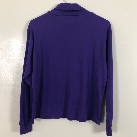 ✨Elles Belles Purple Turtleneck Sweater✨ - Picture 5 of 5